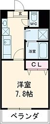 メゾン・ド・Oasis 1Kの間取図画像