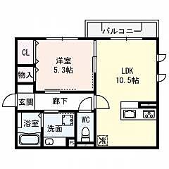 物件の間取り