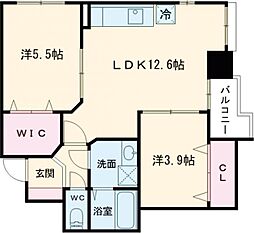 K'SVilla 2LDKの間取図画像