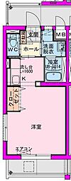 FUKUNASU EHIRAHIGASIMACHI ワンルームの間取図画像