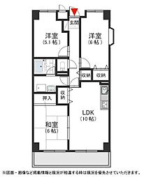 グリーンアベニュー壱番館 3LDKの間取図画像