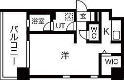 アーバンポイント高崎 ワンルームの間取図画像