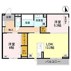 物件の間取り