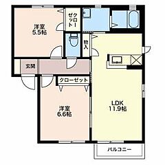 物件の間取り