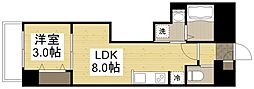 月光加賀 1LDKの間取図画像