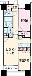 プレシス八王子レグリオ 2LDKの間取図画像