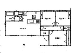 Bird Garden 平屋 和合本町 A 3LDKの間取図画像