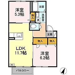 物件の間取り