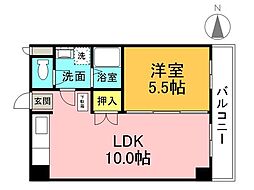レガートヴェルティエ 1LDKの間取図画像