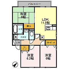 物件の間取り