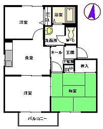 ロジュマンK 3Kの間取図画像