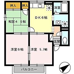 物件の間取り