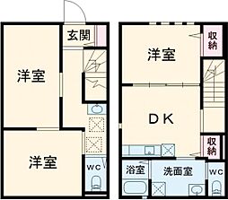 Casa Eben 3DKの間取図画像