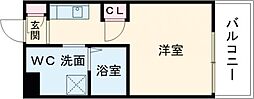 オリーブミネット郡山九条 1Kの間取図画像