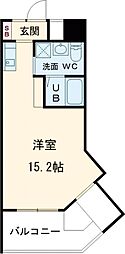 ZEE HAVEN ワンルームの間取図画像