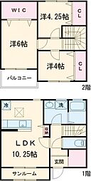 リーブルファイン長太栄町IV 3LDKの間取図画像