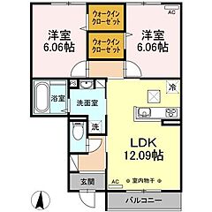 物件の間取り