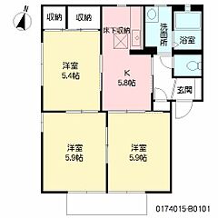 物件の間取り