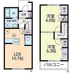物件の間取り