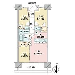 物件の間取り