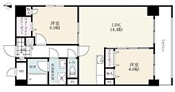 Sophia21堀川 2LDKの間取図画像