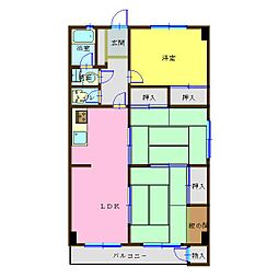 レトゥールビヨン山の田2 3LDKの間取図画像