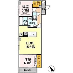 物件の間取り