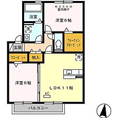 物件の間取り