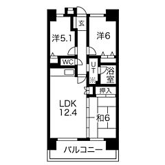 物件の間取り