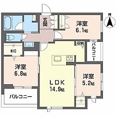 物件の間取り