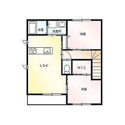 アプリコット 2LDKの間取図画像
