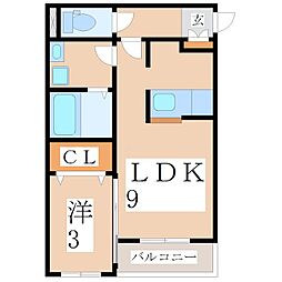 ACCORDER2 1LDKの間取図画像