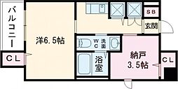 ディアコート宿屋町 2Kの間取図画像