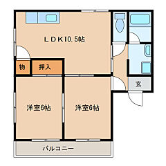 物件の間取り