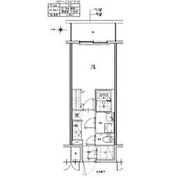 S-RESIDENCE志賀本通dearly(ディアリー) 7月3日、4日内覧会開催 1Kの間取図画像