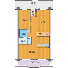 物件の間取り