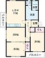 新神野住宅4棟3階5.8万円