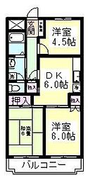 ロイヤルストーク 3DKの間取図画像
