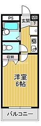 グレースビル 1Kの間取図画像