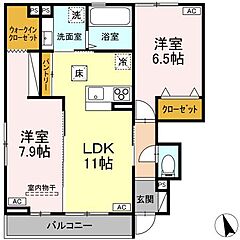 物件の間取り