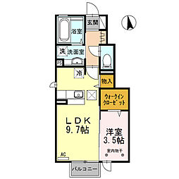 セレーノ7 1LDKの間取図画像