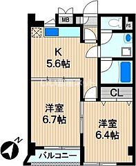 物件の間取り