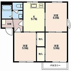 物件の間取り