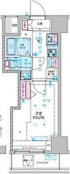 GENOVIA西千葉 1Kの間取図画像