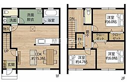 ファミーユ志手 3LDKの間取図画像