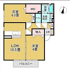 物件の間取り