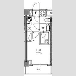 S-RESIDENCEGYOTOKU 1Kの間取図画像