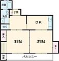 シャトー多賀3階5.0万円