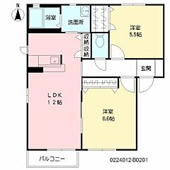 物件の間取り