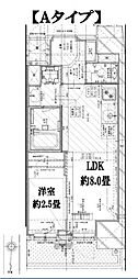 Garden Xavis木場 1LDKの間取図画像